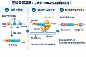 逆转录假基因 逆转录假基因专业示意图