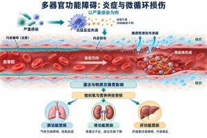 多器官功能障碍 多器官功能障碍专业示意图