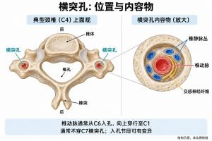 横突孔专业示意图