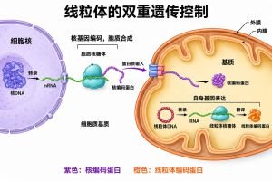 半自主细胞器专业示意图